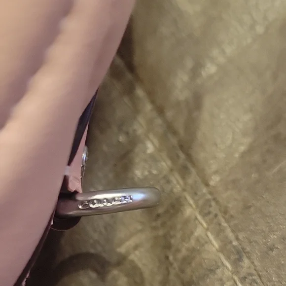 Coach Pink Quilted Handbag - Picture 9 of 9